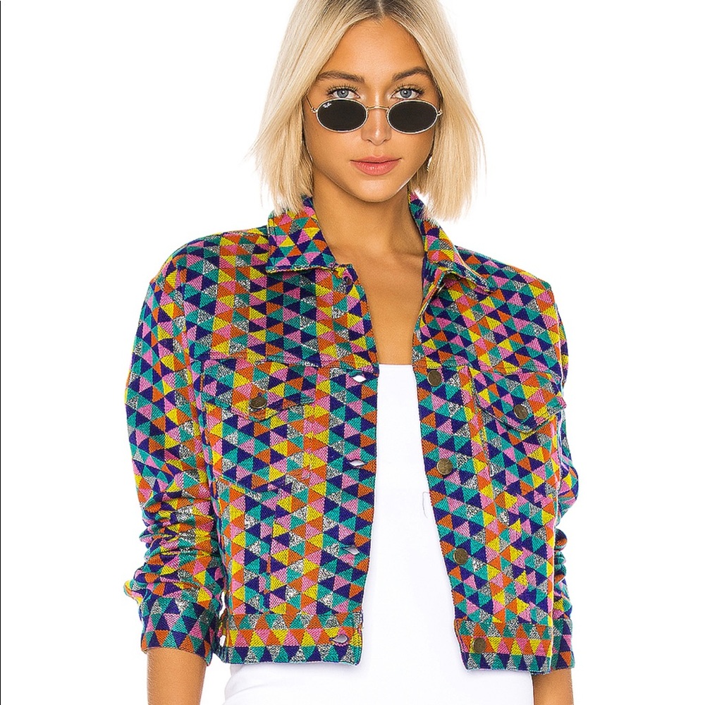 🌈 House of Harlow Rainbow Jacket